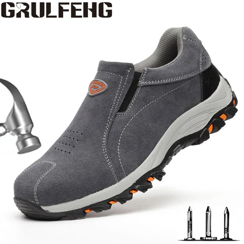 Steel Toe Safety Work Shoes Men's Women's Work And Safety Boots Real Leather Breathable Upper Anti-puncture Midsole Work Shoes
Steel Toe Safety Work Shoes Men's Women's Work And Safety Boots Real Leather Breathable Upper Anti-puncture Midsole Work Shoes
