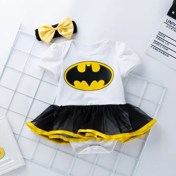 New Style Newborn Dress Baby Sets Batman Black Fashion Ruffle Rompers+Headband Toddler Tutu Girl Party Clothes for Birthday 0-2T
New Style Newborn Dress Baby Sets Batman Black Fashion Ruffle Rompers+Headband Toddler Tutu Girl Party Clothes for Birthday 0-2T