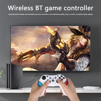 Bluetooth Wireless Gamepad w/ Dual Vibration Motor for N Switch Pro 6 Axis Gyro Enduring Game Electronics Parts Components
Bluetooth Wireless Gamepad w/ Dual Vibration Motor for N Switch Pro 6 Axis Gyro Enduring Game Electronics Parts Components