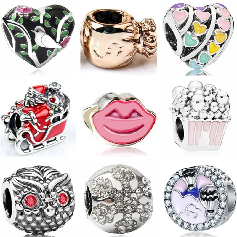 Hot Selling Crystal Robot Bear Paw Owl Pug Dog Mickey Mouse Pendants Beads Fit Pandora Charms Bracelets for Women Lover DIY 
Hot Selling Crystal Robot Bear Paw Owl Pug Dog Mickey Mouse Pendants Beads Fit Pandora Charms Bracelets for Women Lover DIY