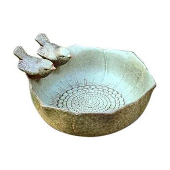 Ceramic Birth Baths Garden Decor Birth Feeder Ceramic Aquarium Retro Finish Bird Feeder
Ceramic Birth Baths Garden Decor Birth Feeder Ceramic Aquarium Retro Finish Bird Feeder