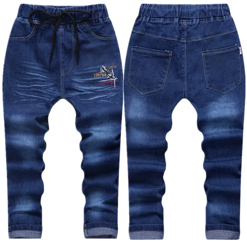 2019 Autumn New Children's Pants Boys Jeans Elastic Force Trousers Child Cotton Soild Printing Middle Waist Denim Long Pants
2019 Autumn New Children's Pants Boys Jeans Elastic Force Trousers Child Cotton Soild Printing Middle Waist Denim Long Pants