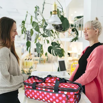 1pc Sewing Machine Bag Durable Tote Dot Pattern Multi-functional Storage bag Red
1pc Sewing Machine Bag Durable Tote Dot Pattern Multi-functional Storage bag Red