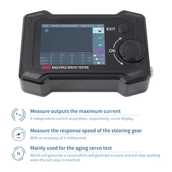 New ToolkitRC ST8 2.4 TFT 7-28V 8-Channel Servo Integrated Tester 4 Independent Interface Signal Test
New ToolkitRC ST8 2.4 TFT 7-28V 8-Channel Servo Integrated Tester 4 Independent Interface Signal Test