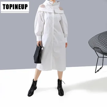 Spring Loose A- line Off-Shoulder Dress Full Sleeve Solid Color Over The Knee Have Personality Dresses Elegant Fashion
Spring Loose A- line Off-Shoulder Dress Full Sleeve Solid Color Over The Knee Have Personality Dresses Elegant Fashion