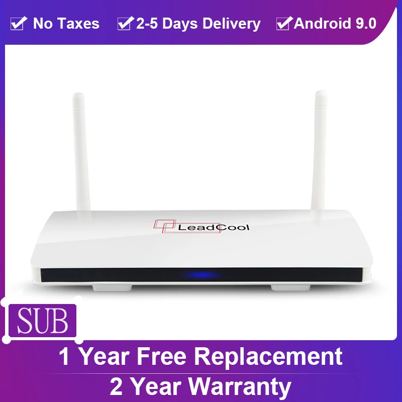 Leadcool Smart TV BOX New Version 9.0 Almogic S905W Quad-Core Full HD 2.4 G WIFI 4K Media Player Android Set-Top Box Leadcool
Leadcool Smart TV BOX New Version 9.0 Almogic S905W Quad-Core Full HD 2.4 G WIFI 4K Media Player Android Set-Top Box Leadcool