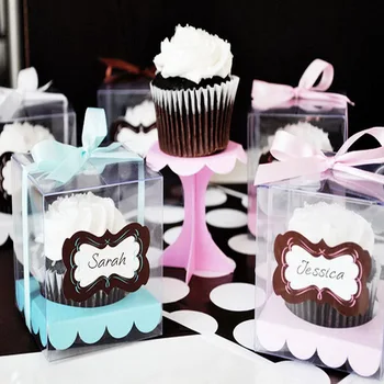 New 9*9*9*cmTransparent PVC Gift Box with Different Color Bottom Bracket Card & Ribbon Packing Cake Boxes for Party Supplies
New 9*9*9*cmTransparent PVC Gift Box with Different Color Bottom Bracket Card & Ribbon Packing Cake Boxes for Party Supplies