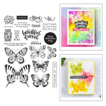 2020 New Hot Butterfly Clear Sentiment Valentine Stamps Sets and Word Metal Cutting Dies Foil For Scrapbooking Craft Card Making
2020 New Hot Butterfly Clear Sentiment Valentine Stamps Sets and Word Metal Cutting Dies Foil For Scrapbooking Craft Card Making