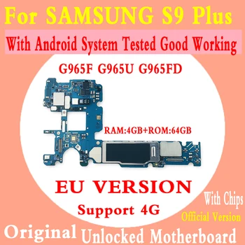 100% Original Motherboard For Samsung Galaxy S9 Plus G965F G965U G965FD Mainboard Unlocked with full chips logic compact
100% Original Motherboard For Samsung Galaxy S9 Plus G965F G965U G965FD Mainboard Unlocked with full chips logic compact