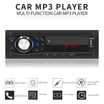 1 DIN 12V Bluetooth Car Radio MP3 Player Vehicle Stereo Audio with Remote Control Support FM USB SD AUX 3.5mm Jack for Cars
1 DIN 12V Bluetooth Car Radio MP3 Player Vehicle Stereo Audio with Remote Control Support FM USB SD AUX 3.5mm Jack for Cars