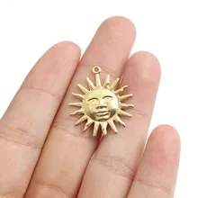 10Pcs/set Fashion Metal Brass Sun Face Diy Earrings Necklace Pendants Geometric Charms For Handmade Jewelry Making Findings
10Pcs/set Fashion Metal Brass Sun Face Diy Earrings Necklace Pendants Geometric Charms For Handmade Jewelry Making Findings