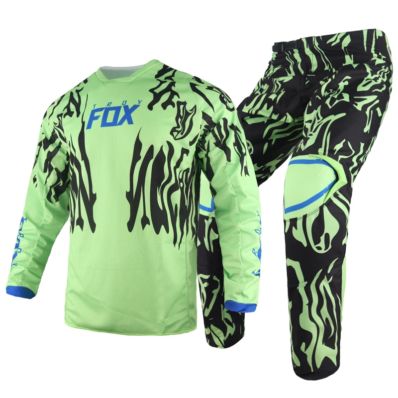 2022 Troy Fox Motocross 180 Peril Gear Set MX UTV Dirt Bike Jersey Pants Offroad Kits Street Moto Cycling Black Green Suit Mens
2022 Troy Fox Motocross 180 Peril Gear Set MX UTV Dirt Bike Jersey Pants Offroad Kits Street Moto Cycling Black Green Suit Mens