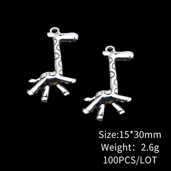 100PCS Alloy Giraffe Charms DIY Dangle 15*30MM Ancient Silver Animal Charm For Jewelry Making Gifts
100PCS Alloy Giraffe Charms DIY Dangle 15*30MM Ancient Silver Animal Charm For Jewelry Making Gifts