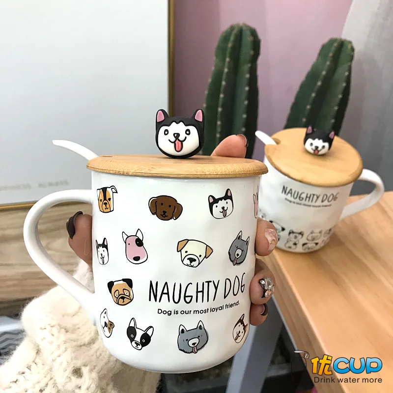 Korean Cute Mug Creative Cartoon Girl White Ceramic Mug Simple with Spoon Lid Chavenas De Cafe Home Breakfast Milk Mug MM60MKB
Korean Cute Mug Creative Cartoon Girl White Ceramic Mug Simple with Spoon Lid Chavenas De Cafe Home Breakfast Milk Mug MM60MKB