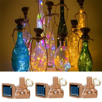 20 LED Solar Powered Fairy Copper Strings Light Wine Bottle Stopper Lamp Decor
20 LED Solar Powered Fairy Copper Strings Light Wine Bottle Stopper Lamp Decor