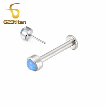 G23titan 2020 New Labret Lip Piercing Jewelry Plus-in Labret Stud 16G Titanium Opal Stone Labrets Studs Ear Cartilage Earrings
G23titan 2020 New Labret Lip Piercing Jewelry Plus-in Labret Stud 16G Titanium Opal Stone Labrets Studs Ear Cartilage Earrings