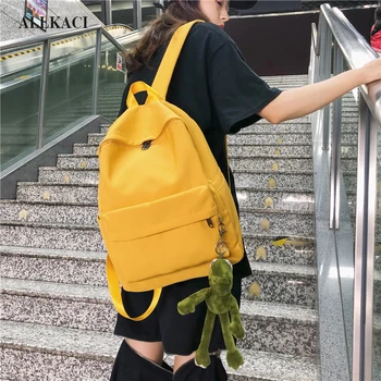 Womens Girls Large Nylon School Yellow Black Backpack Travel Rucksack Satchel Ladies Bookbag Teen Female Primary School Bags4849 
Womens Girls Large Nylon School Yellow Black Backpack Travel Rucksack Satchel Ladies Bookbag Teen Female Primary School Bags4849