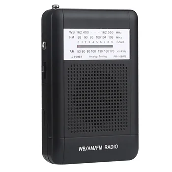 Speaker Loud Sound Clear AM FM WB Headphone Jack Outdoor Home ABS Weather Forecast Built-in Antenna Mini Radio NOAA
Speaker Loud Sound Clear AM FM WB Headphone Jack Outdoor Home ABS Weather Forecast Built-in Antenna Mini Radio NOAA
