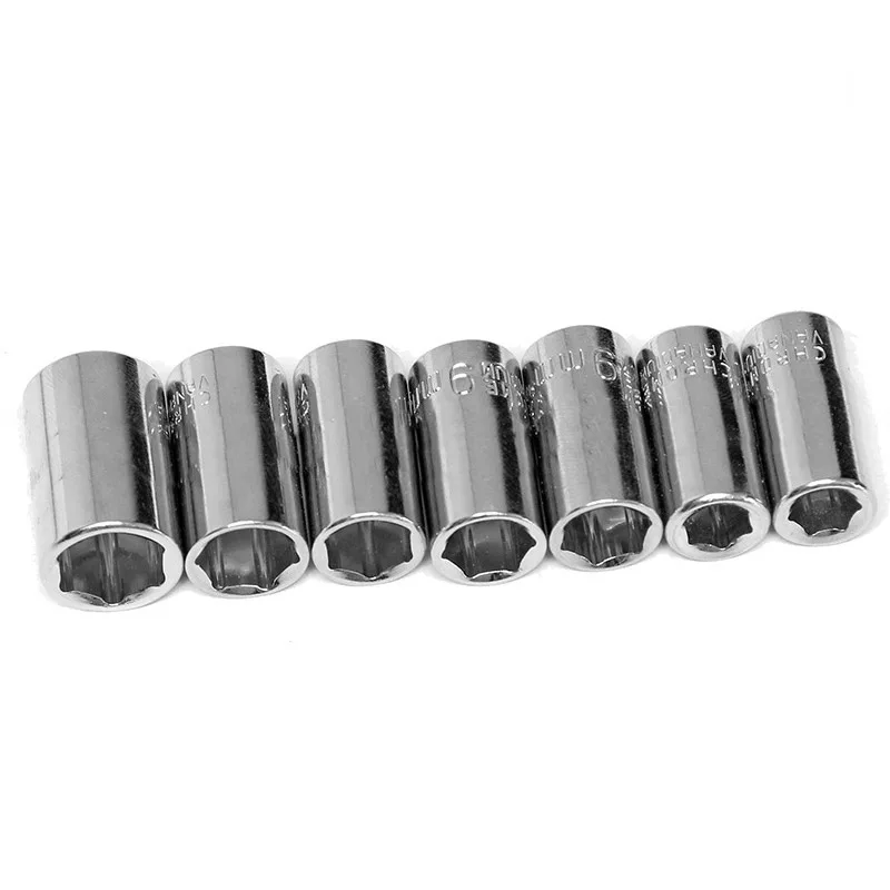 1pcs Socket Set Portable 2.5cm Metal Standard For Wrench 4mm-14mm Accessories Tools 1/4 inch
1pcs Socket Set Portable 2.5cm Metal Standard For Wrench 4mm-14mm Accessories Tools 1/4 inch