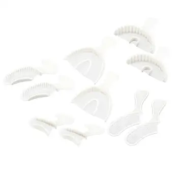10pcs Denture Tray Disposable 5 Models Easy to Use Hygeian Denture Tray Cloth Dental Impression Tray for Men Women Kids
10pcs Denture Tray Disposable 5 Models Easy to Use Hygeian Denture Tray Cloth Dental Impression Tray for Men Women Kids