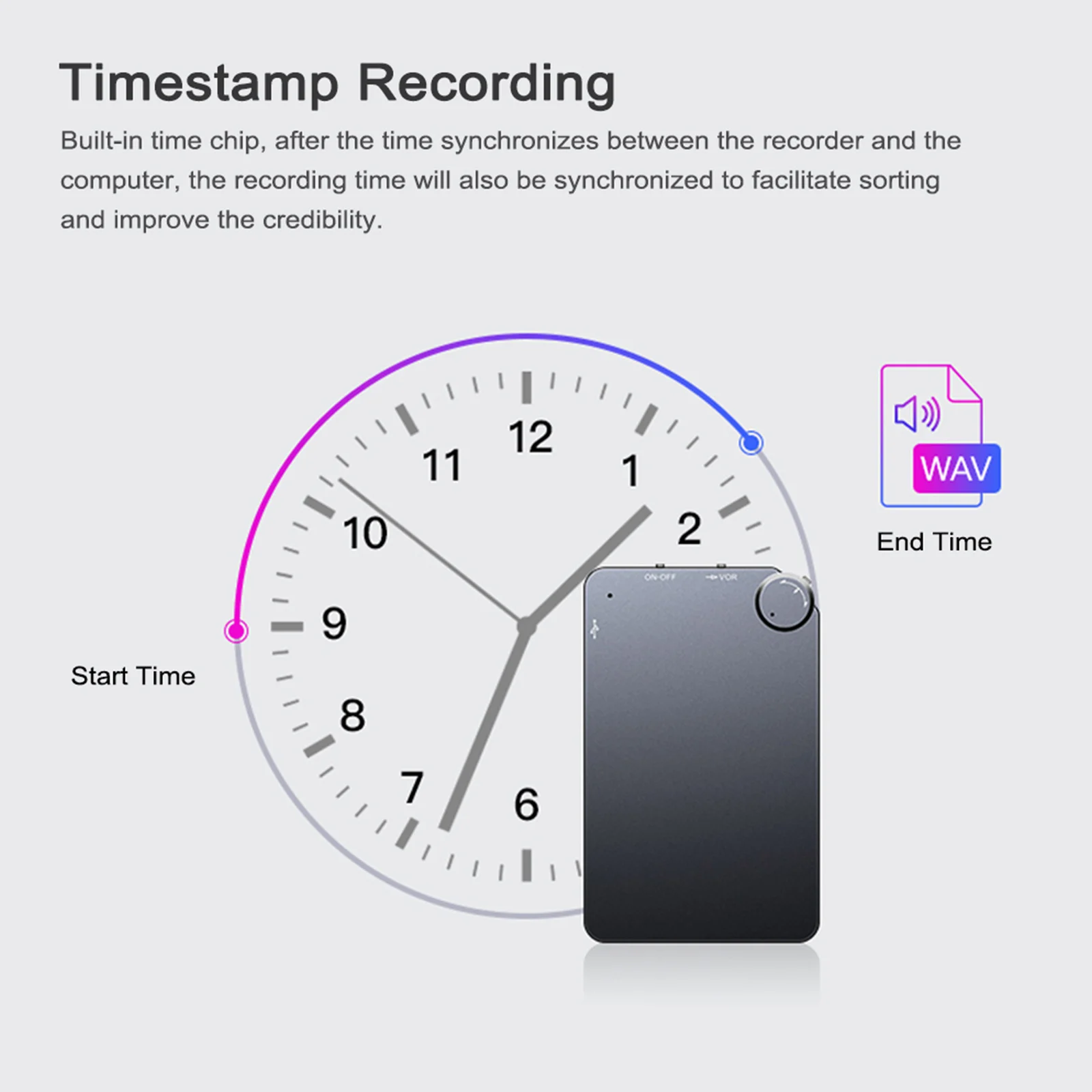 Generic Ultrathin Voice Recorder Portable B Voice Activated Recorder