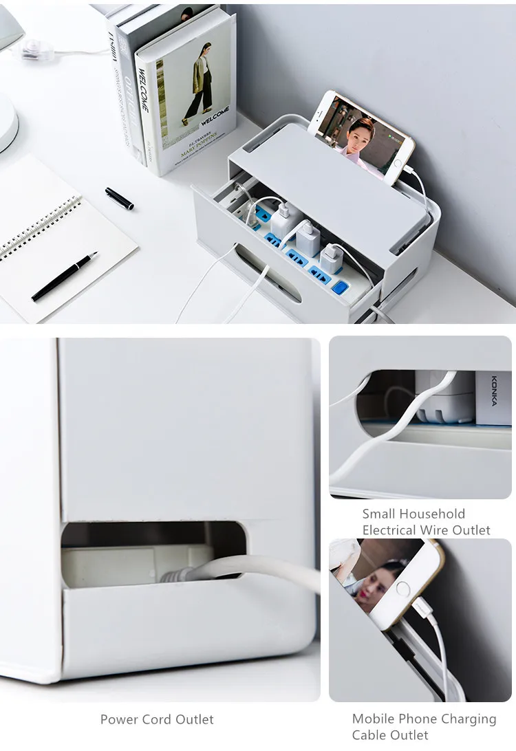 Double Layers Drawer Type WIFI Router Storage Box 22 Double Layers Drawer Type WIFI Router Storage Box 12