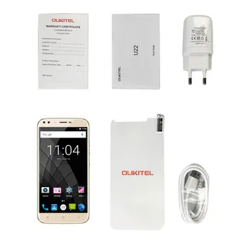 Oukitel U22 5.5 Inch 720-1280 HD Display Fingerprint Sensor Smart Phones 2G ROM 16G ROM Dual Lens 3G Phone For Android
Oukitel U22 5.5 Inch 720-1280 HD Display Fingerprint Sensor Smart Phones 2G ROM 16G ROM Dual Lens 3G Phone For Android