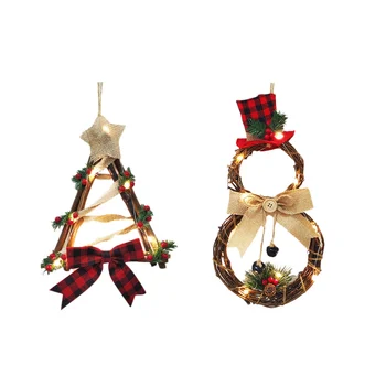 Home Decoration Wreath Pendant LED Wreath Wall Hanging Christmas Wreath Decoration 
Home Decoration Wreath Pendant LED Wreath Wall Hanging Christmas Wreath Decoration