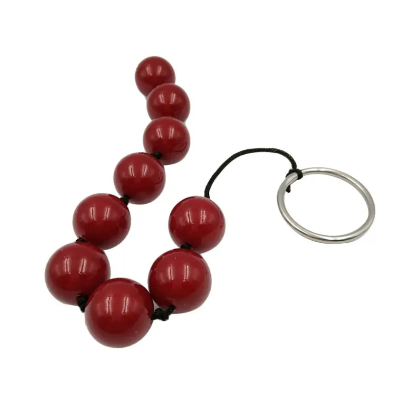 Анальные бусы Heart Handle купить со скидкой в секс шопе  Анальные стимуляторы  Шарики, цепочки, елочки