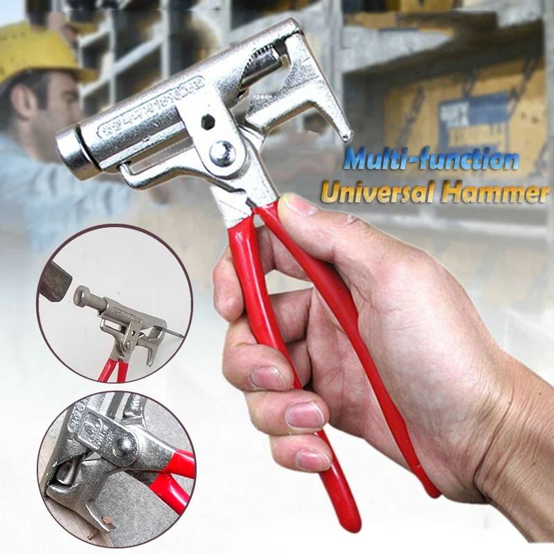 Multifunctional Hammer Manual Labor-saving Vanadium Alloy Steel Nail Hammer Pliers Wrench Home Woodworking Hand Tools
Multifunctional Hammer Manual Labor-saving Vanadium Alloy Steel Nail Hammer Pliers Wrench Home Woodworking Hand Tools