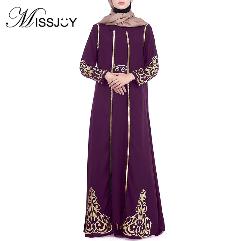 MISSJOY Two Piece Set Abayas Muslim 2019 Women Dress Party Printed Gold Turkish Middle East Vintage Ladies Islamic Clothing Robe
MISSJOY Two Piece Set Abayas Muslim 2019 Women Dress Party Printed Gold Turkish Middle East Vintage Ladies Islamic Clothing Robe