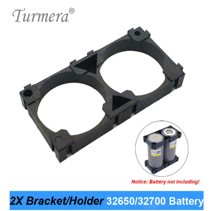 Turmera 32650 32700 2x Battery Bracket Cell Safety Anti Vibration Plastic Brackets For 32650 32700 battery pack 10pieces Turmera 
Turmera 32650 32700 2x Battery Bracket Cell Safety Anti Vibration Plastic Brackets For 32650 32700 battery pack 10pieces Turmera