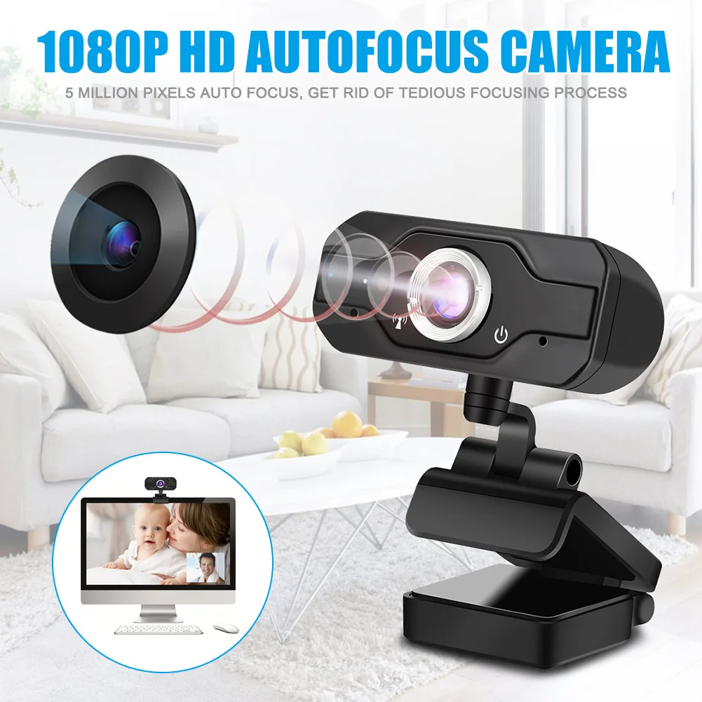 HD Webcam 1080P Streaming Web Camera with Microphones Autofocus Webcam for Gaming Conferencing NC99
HD Webcam 1080P Streaming Web Camera with Microphones Autofocus Webcam for Gaming Conferencing NC99
