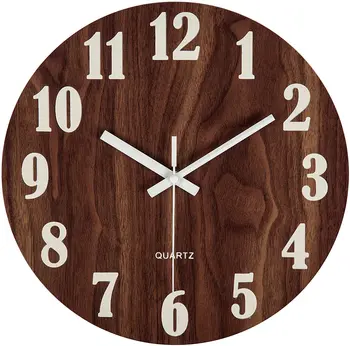 Luminous Night Light Wall Clock Function Wooden Wall Clock Vintage Style for Bedroom Home Silent Non-Ticking Large Number Clocks 
Luminous Night Light Wall Clock Function Wooden Wall Clock Vintage Style for Bedroom Home Silent Non-Ticking Large Number Clocks