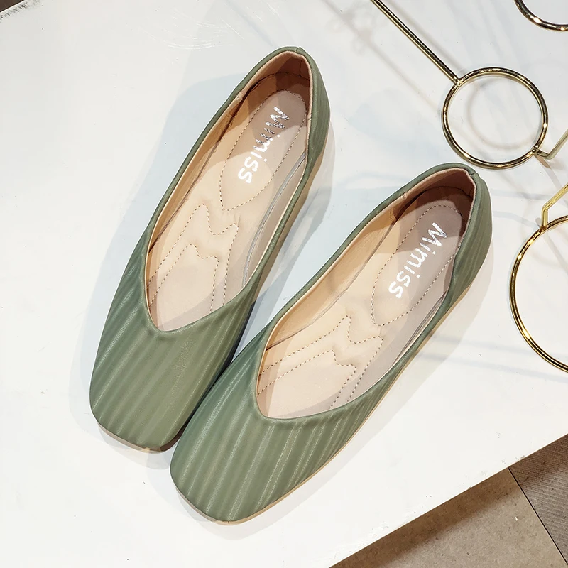 Women's Spring Footwear Fashion Square Head Shallow Mouth Simple Elegant Flat Shoes Lazy Loafers Comfortable Casual Shoes U19-50
Women's Spring Footwear Fashion Square Head Shallow Mouth Simple Elegant Flat Shoes Lazy Loafers Comfortable Casual Shoes U19-50