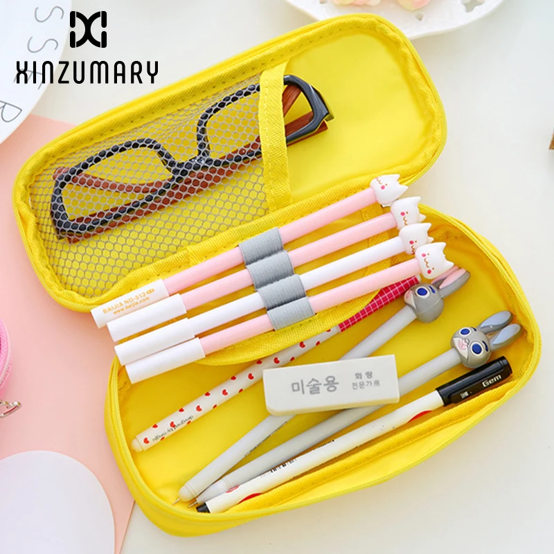 New Casual large-capacity pencil case Flip-on pencil cases Zipper Pencil Bag School Stationery for girl Kids Gift Oxford Pen Bag
New Casual large-capacity pencil case Flip-on pencil cases Zipper Pencil Bag School Stationery for girl Kids Gift Oxford Pen Bag