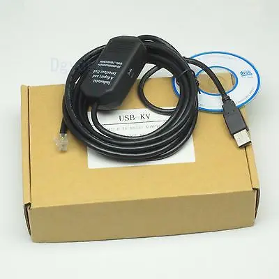 DHL/EMS 5 Sets*USB-KV Programming Cable USB to RS232 adapter for for KEY-ENCE KV16 / 1000 PLC -h2
DHL/EMS 5 Sets*USB-KV Programming Cable USB to RS232 adapter for for KEY-ENCE KV16 / 1000 PLC -h2