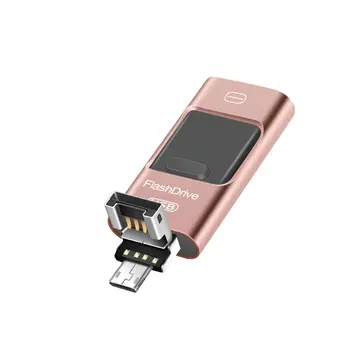 Android mobile phone u disk Pink Color dual head 3 in 1 three-use otg USB flash drive Dual-head Android for mobile phone U disk
Android mobile phone u disk Pink Color dual head 3 in 1 three-use otg USB flash drive Dual-head Android for mobile phone U disk