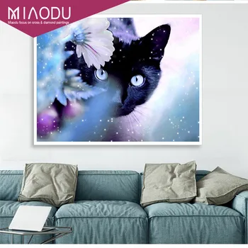 Miaodu 5D Diy Full Square Drill Diamond Painting Cat Cross Stitch Cat Painting By Numbers Diamond Embroidery Rhinestone Mosaic 
Miaodu 5D Diy Full Square Drill Diamond Painting Cat Cross Stitch Cat Painting By Numbers Diamond Embroidery Rhinestone Mosaic