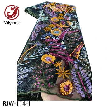 2020 Hot Sale Sequin Mesh Lace Fabric High Quality African Embroidery Sequence Nigerian French for Party RJW-114
2020 Hot Sale Sequin Mesh Lace Fabric High Quality African Embroidery Sequence Nigerian French for Party RJW-114
