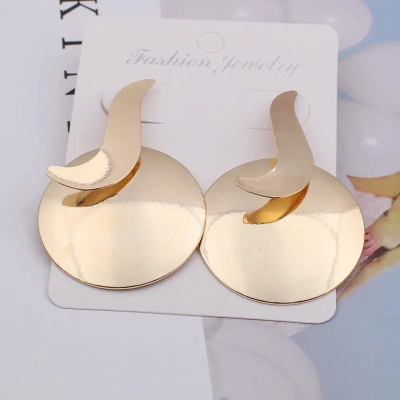 EK884 Simple Vintage Geometric Round Coin Metal Earrings for Women Gold Color Statement Sequin Earrings Modern Art Party Jewelry
EK884 Simple Vintage Geometric Round Coin Metal Earrings for Women Gold Color Statement Sequin Earrings Modern Art Party Jewelry