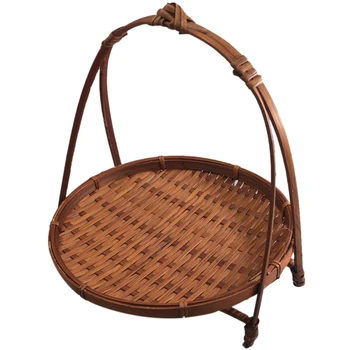 Bamboo Weaving Baskets Dish Handmade Home Decoration Storage Fruit Bread Food for Kitchen Organizer
Bamboo Weaving Baskets Dish Handmade Home Decoration Storage Fruit Bread Food for Kitchen Organizer