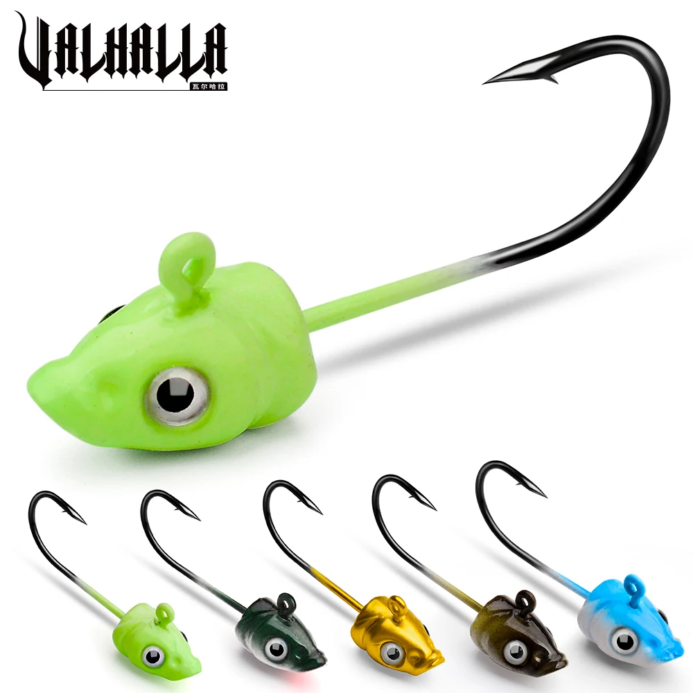 VALHALLA 50pcs/lot Jig Head Hooks 3.5g 5g 7g For Soft Lures Metal Jigs Shad Carp Fishhooks Fishing Hook Tackle Swing Worm Hook
VALHALLA 50pcs/lot Jig Head Hooks 3.5g 5g 7g For Soft Lures Metal Jigs Shad Carp Fishhooks Fishing Hook Tackle Swing Worm Hook