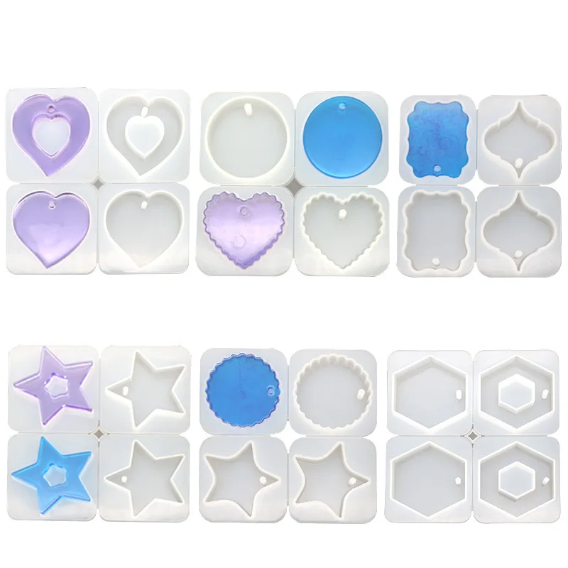DIY Crystal Epoxy Glue Listing Mold Heart-shaped Round Wave Handmade Pendant Resin Gypsum Silicone
DIY Crystal Epoxy Glue Listing Mold Heart-shaped Round Wave Handmade Pendant Resin Gypsum Silicone