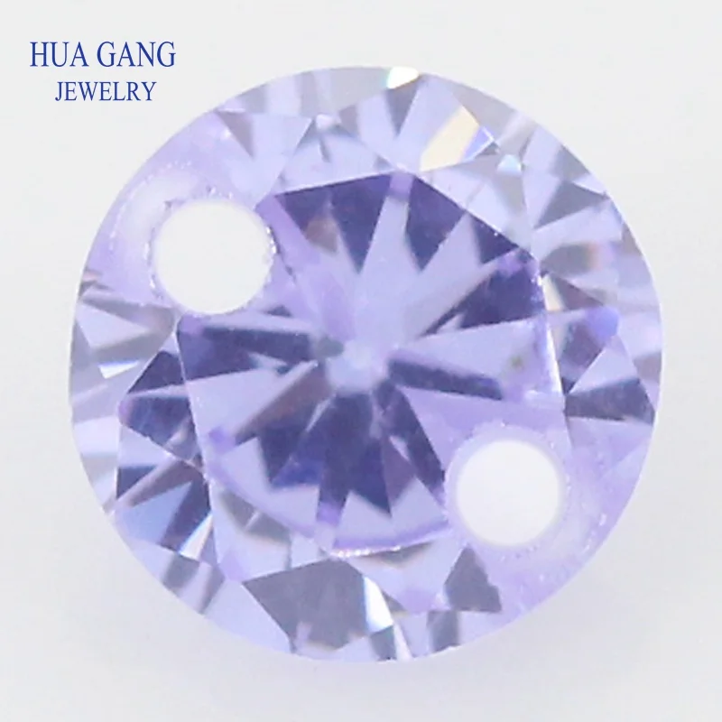Double Holes Cubic Zirconia AAAAA Lavender CZ Loose Stones For DIY Jewelry Wholesale Beads High Quality CZ With Holes
Double Holes Cubic Zirconia AAAAA Lavender CZ Loose Stones For DIY Jewelry Wholesale Beads High Quality CZ With Holes