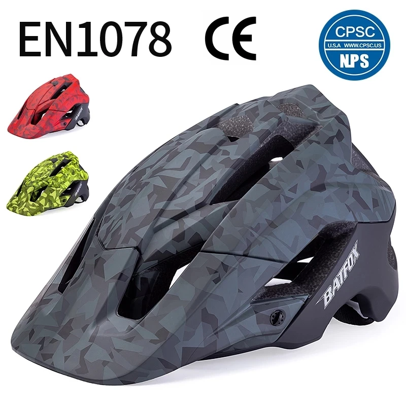 Велосипедный шлем Batfox для мужчин и женщин ультралегкий цельнокроеный горных