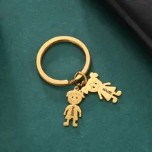 Original Boy Girl Name Keychain Kid Child Personalized Family Custom Pendant Stainless Steel Gold Color Gift Women Man Jewelry
Original Boy Girl Name Keychain Kid Child Personalized Family Custom Pendant Stainless Steel Gold Color Gift Women Man Jewelry