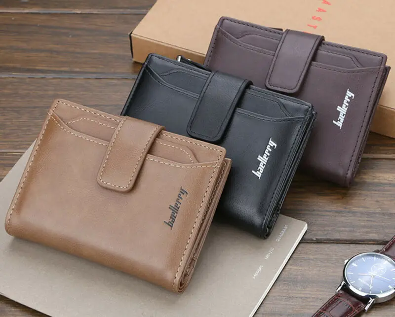Men PU Leather Wallet Wallet Zipper and Hasp Design Small Wallet Male High Quality Short Card Holder Purse Clutch Bifold wallet
Men PU Leather Wallet Wallet Zipper and Hasp Design Small Wallet Male High Quality Short Card Holder Purse Clutch Bifold wallet