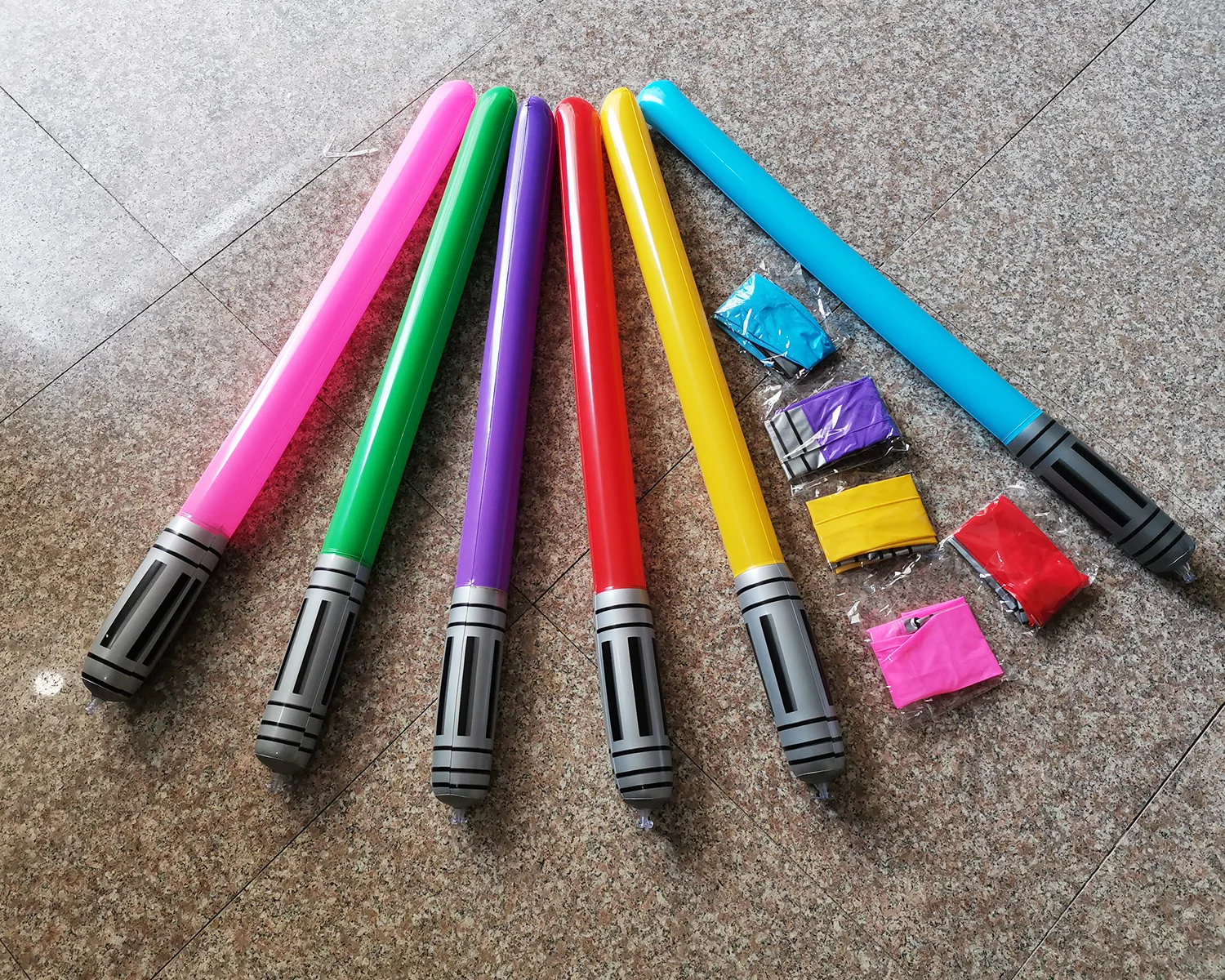 INFLATABLE BLOW UP LIGHT STICK SABRE LIGHTSABER TOY GALAXY WARS STAR 90 cm 