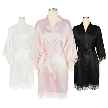 Wedding Lace Robes Bride Bridesmaid Bathrobe Short Night Gown Sexy Kimono Robes For Women
Wedding Lace Robes Bride Bridesmaid Bathrobe Short Night Gown Sexy Kimono Robes For Women